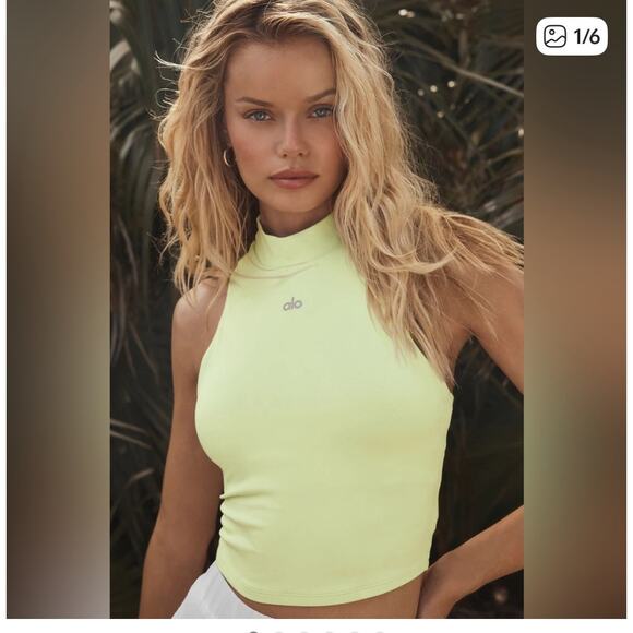 Alo tank and airlift leggings set size large - iced green tea - Picture 3 of 15